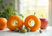 Assortiment de fruits colorés sur table en lumière naturelle
