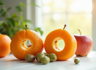 Assortiment de fruits colorés sur table en lumière naturelle