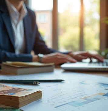 Placer 40.000 euros : choisir un livret adapté facilement ! Personne confiante analysant des documents financiers au bureau