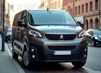 Les dimensions du Peugeot Expert à la loupe : analyse du modèle phare de Peugeot Véhicule Peugeot Expert en ville lors de la journée